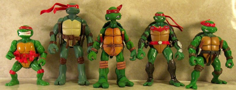 TMNT figure comparison