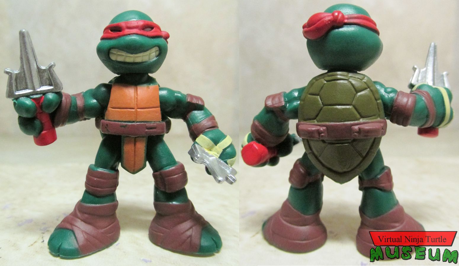 Raphael front and back