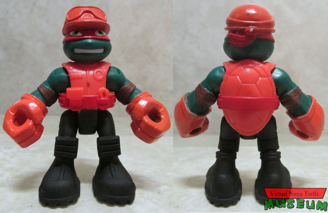 Raph front and back