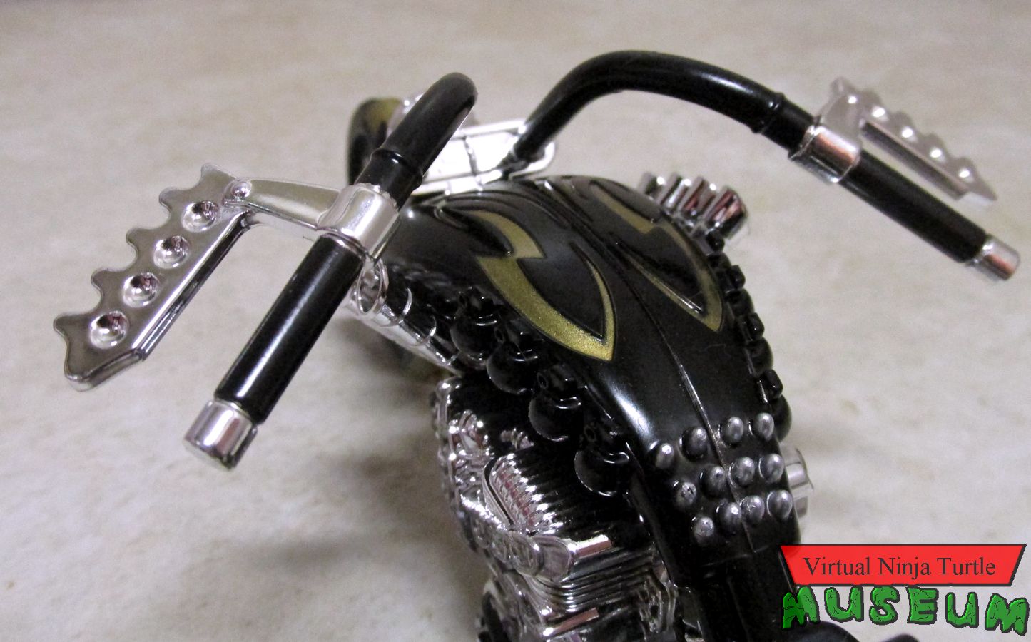 chromed trike gas tank