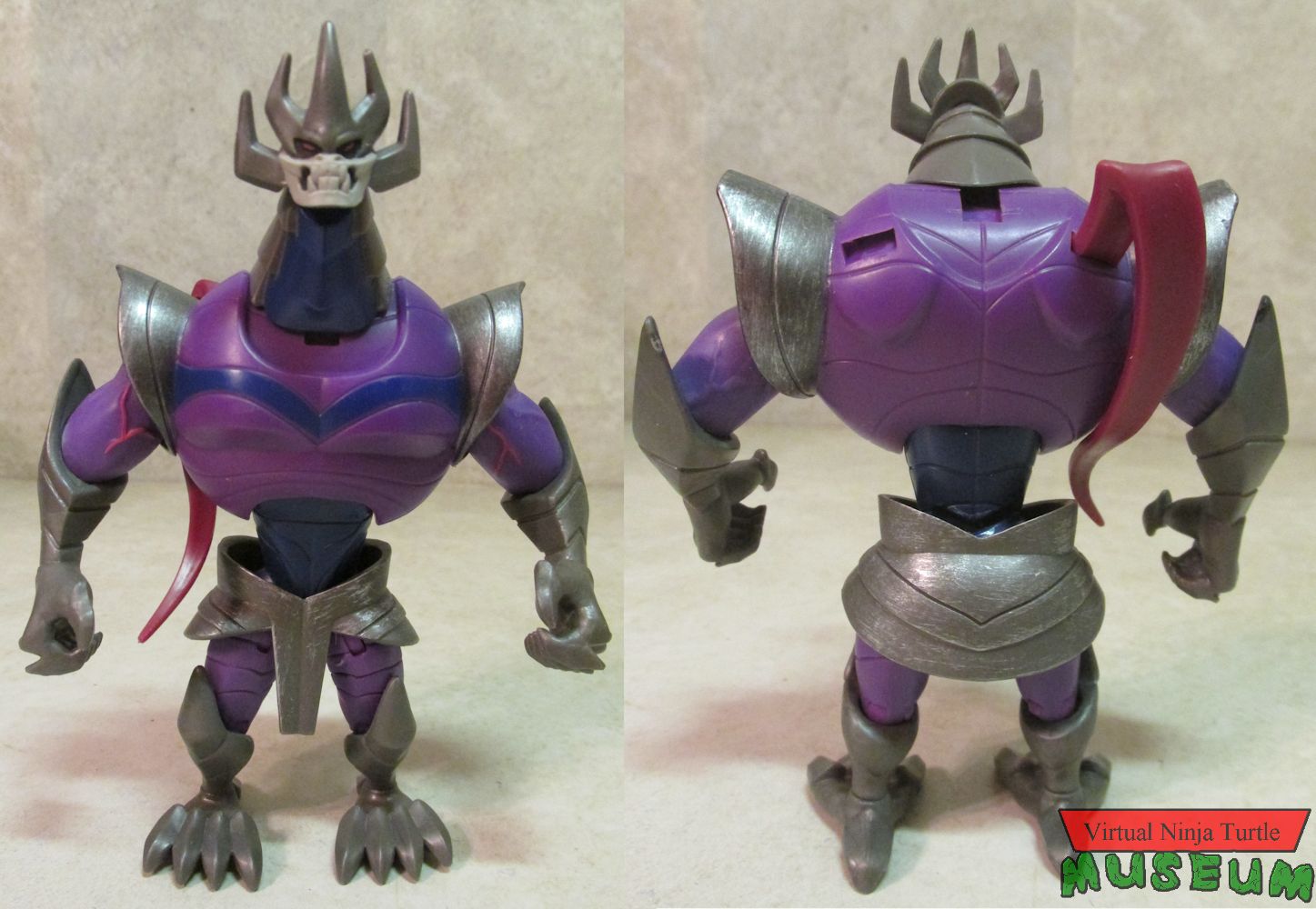 Shredder front and back