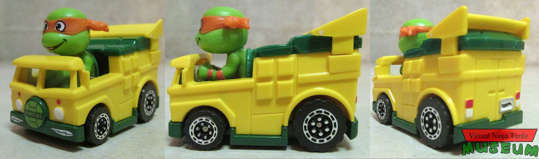 Racer Verse Michelangelo front, side and rear view