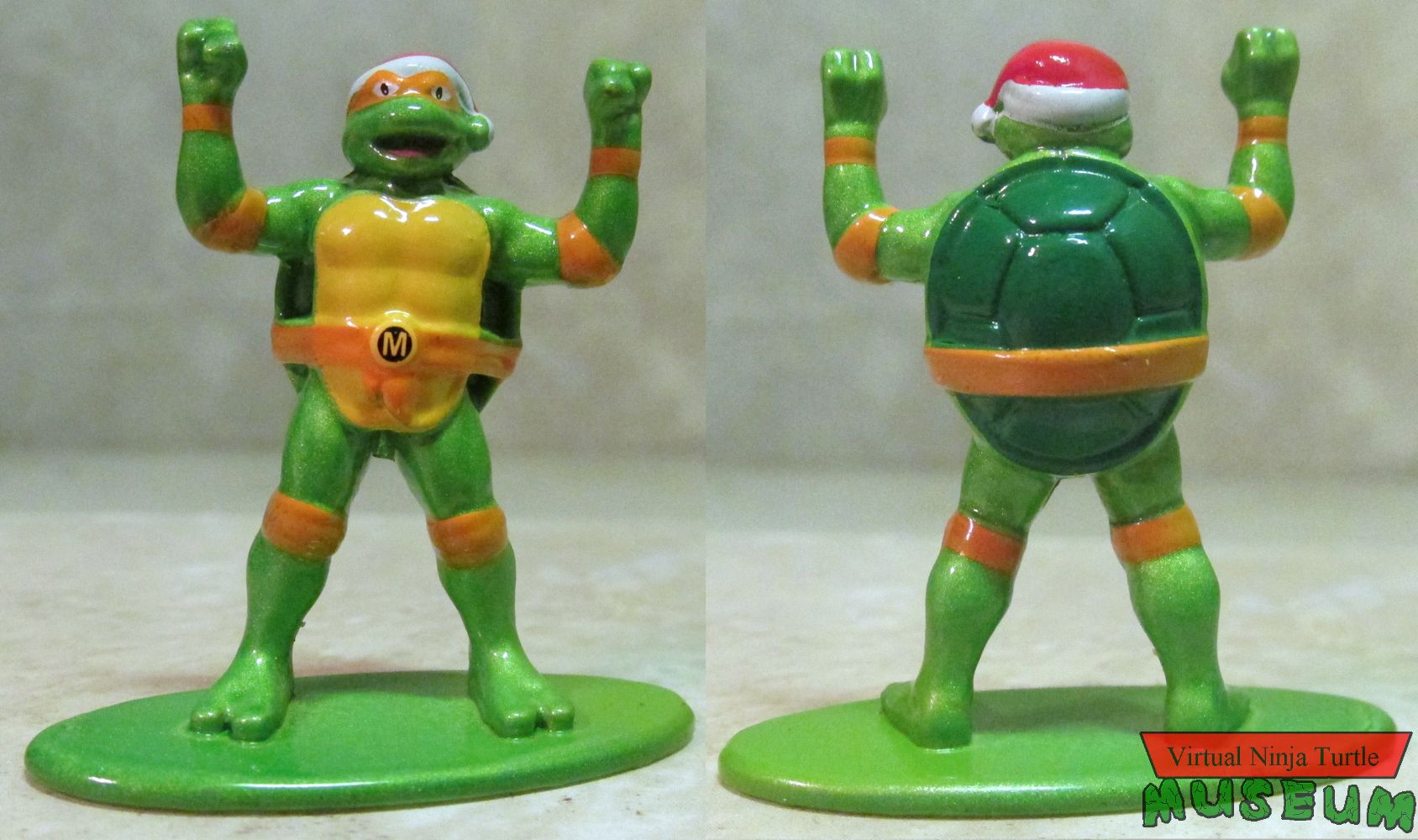 Santa Michelangelo front and back