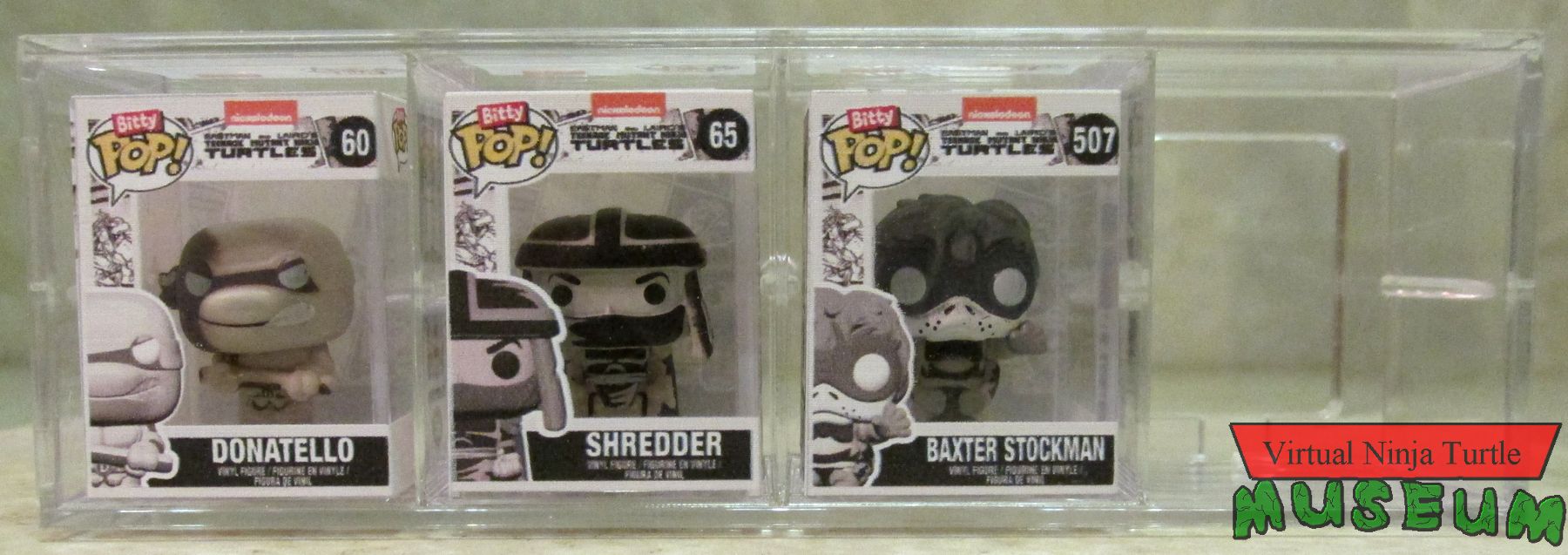 Pack Two: Donatello, Shredder & Baxter Stockman with Chase