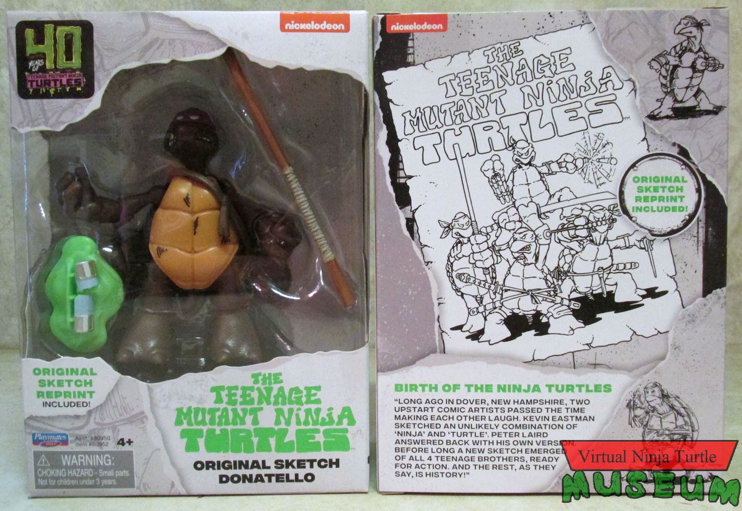 Donatello card front and back