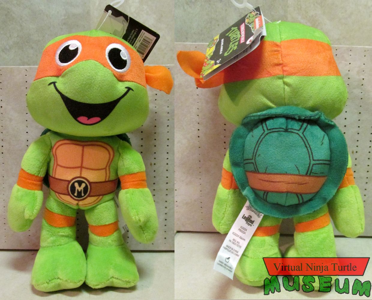 Michelangelo Plush Front and Back