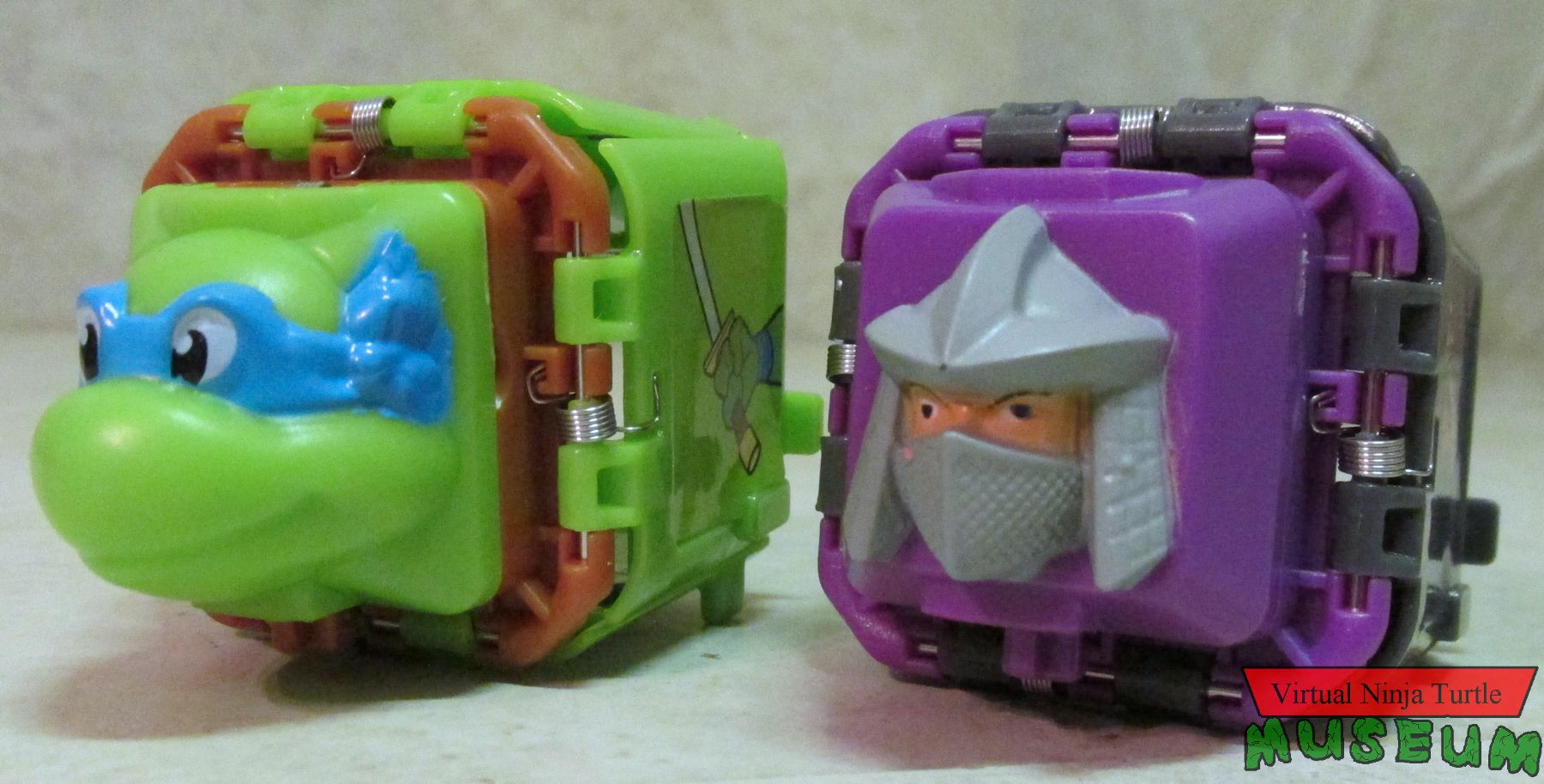 Leonardo and Shredder Battle Cubes